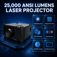 Projecteur laser WUXGA 1920x1200 pour grandes salles, prenant en charge l'entrée de signal 4K 30Hz