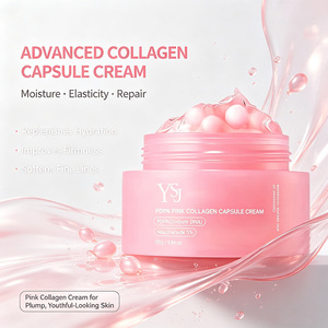 Crema Facial en Cápsulas de Colágeno Rosa YSJ 50ml, PDRN, ADN de Sodio, Niacinamida, Ligera, No Grasosa, Hidratante, Antienvejecimiento para Mujer - Product Image 1