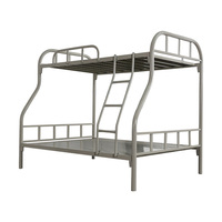 Lit superposé double en métal moderne extensible de haute qualité pour étudiants en dortoir scolaire de Foshan