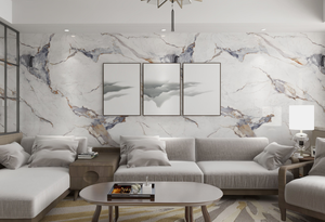 <span class=keywords><strong>5mm</strong></span> 1.22m * 2.44m 700kg/m³ Panneau en <span class=keywords><strong>fibre</strong></span> de bambou Film PVC <span class=keywords><strong>Couche</strong></span> de co-extrusion de deuxième génération et Film PET à noyau WPC noir peut choisir - Product Image 3