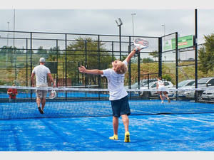 Pista de tenis con <span class=keywords><strong>Pedal</strong></span> panorámico, buena calidad, ensamblado, proveedor dorado - Product Image 2