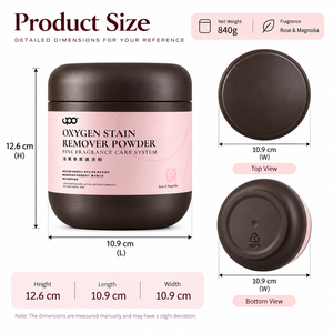 Polvo Quitamanchas de Oxígeno Multiefecto Concentrado con Aroma a Rosas, Detergente en Polvo para Ropa - Product Image 6