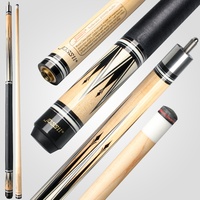 Tongkat Biliar Profesional JOSS II 911 Seri 2-Piece Kayu Maple Sambungan Baja Tahan Karat 12.75mm Kontrol yang Ditingkatkan dengan Defleksi Rendah