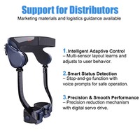 Exosquelette électrique en fibre de carbone léger et portable, exosquelette bionique alimenté par l'IA pour la marche et la randonnée