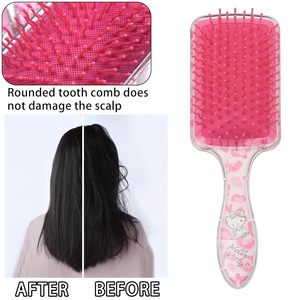 Hot Sale Cartoon Unicorn Design Air Cushion <b>Comb</b> Portable Massage Detangling Hair Brush Cute Plastic Antistatic Airbag <b>Comb</b> - Product Image 5