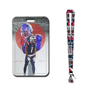 32 Teams New England Patriots Großhandel Lanyard ID-Karten etui Inhaber Amerika USA Teams Telefon Fußball Schlüssel bund - Product Image 3