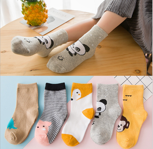 Chaussettes antidérapantes en coton biologique pour bébé avec logo personnalisé, en bambou épais pour l'hiver, antidérapantes pour garçon - Product Image 4