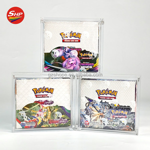 Boîte <span class=keywords><strong>de</strong></span> boosters Pokémon SHP TCG : Sun & Moon Unified Minds, étui en acrylique avec protection UV, étui magnétique pour boîte <span class=keywords><strong>de</strong></span> boosters Pokémon - Product Image 1