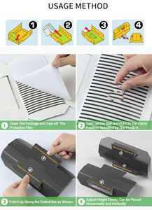 घर की रसोई, बाथरूम और गैरेज के लिए कीट पेशेवरों द्वारा उपयोग किए जाने वाले गोंद के साथ 10 pk कॉकरोच हत्यारा जाल जाल जाल - Product Image 5