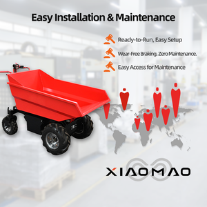 รถตักล้อยางขนาดเล็กสำหรับใช้ในครัวเรือน บรรทุกได้ 500 กก. สำหรับการขนถ่ายสินค้าในลาน/คลังสินค้า ประสิทธิภาพสูง - Product Image 4