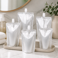 Pochette à bec verseur personnalisée en matériau écologique pour l'emballage du lait liquide, sans BPA, pochette à bec verseur stérilisable, feuille d'aluminium 4 couches pour aliments pour bébés