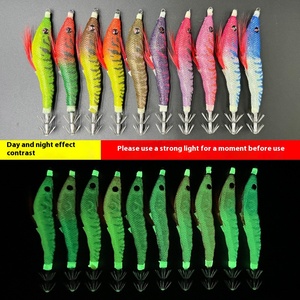 Shrimp Lure with Squid Hook Effective Jigging <strong>Bait</strong> for Salmon Sea Bass Tilapia Freshwater <strong>Fish</strong> in Rivers - Product Image 4