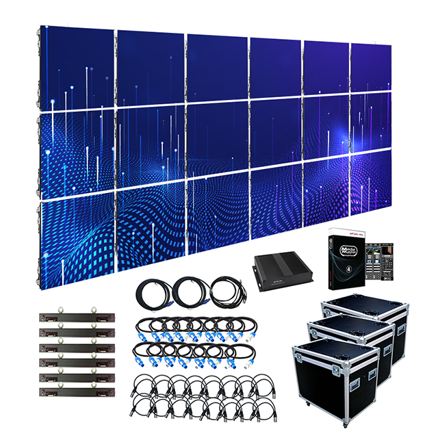 Turnkey LED Video Wall 3.91 Module Stage Display 500x1000mm 500mm X 500mm P2.604 P3.91 Concert Led Video Wall