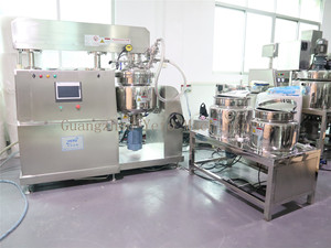 Kleine Batch Cosmetische Productie Apparatuur Hoge Shear Mixers Vacuüm Homogenisator Emulgator Machines - Product Image 2