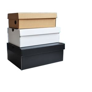 Caja de Embalaje de Cartón Corrugado de Papel Kraft con Logotipo Personalizado, Caja de Almacenamiento Pequeña Reciclable para Cosméticos y Zapatos - Product Image 4