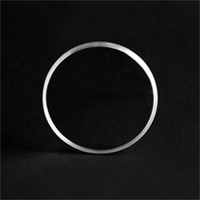 Lentille convexe saphir fenêtre optique OEM revêtement antireflet personnalisable pour montre intelligente