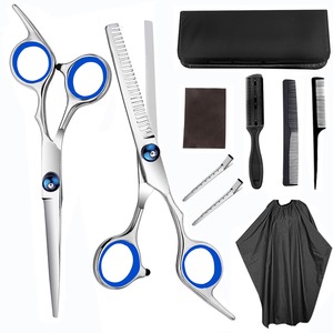 11 Mảnh Thiết Lập 6 Inch Thép Không Gỉ Tóc Kéo Kéo Tóc Nhà Máy Cắt Tóc Chuyên Nghiệp Kéo - Product Image 2