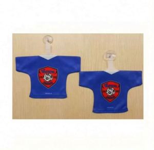 Custom Mini T-Shirt/Sport Kit with Header Cards Promotional Car Hanging Fans Mini Flags - Product Image 6