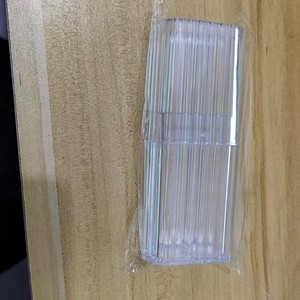 Mini Plastic Storage Box Rectangle Portable Travel Cosmetic Jewelry Organizer White And Blue 0 1L Desktop Storage <b>Bin</b> - Product Image 2