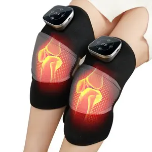 Masajeador de rodilla eléctrico térmico de fisioterapia, máquinas para aliviar el dolor con tratamiento para aliviar el dolor articular, masajeador de rodilla con calor de calefacción