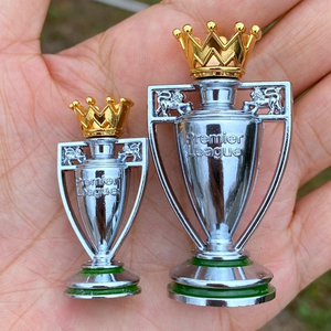 Porte-clés en métal personnalisé, design trophée de football, porte-clés 3D, design logo métal, fournisseur de porte-clés pendentif voiture personnalisé, sport - Product Image 3