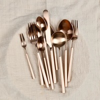 Joy Tableware Bulk Gold Flatware Gold Plated Stainless Steel Flatware Set