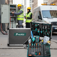 Kit d'outils électroniques Proskit PK-15307HM (220V, métrique) pour l'inspection électrique, la mesure des circuits de câblage, la soudure et la réparation