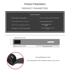 Luya <span class=keywords><strong>elastico</strong></span> in Velcro rocchetto in Neoprene copertura protettiva antiscivolo per <span class=keywords><strong>pesca</strong></span> alla carpa <span class=keywords><strong>canna</strong></span> <span class=keywords><strong>da</strong></span> <span class=keywords><strong>pesca</strong></span> morbida regolabile per lago - Product Image 4