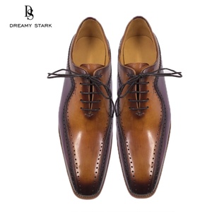 Chaussures habillées pour hommes Dreamy Stark, en cuir de vachette souple et délicat, fabriquées à la main, de haute qualité, avec effet stéréo - Product Image 4