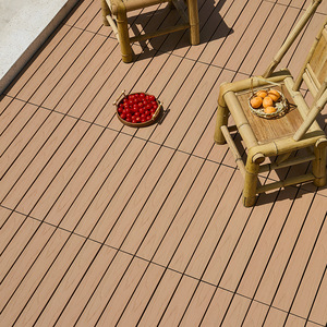 Planches de terrasse en WPC co-extrudé de deuxième génération, à emboîtement DIY, pour la rénovation des sols extérieurs de balcons, patios et jardins - Product Image 3