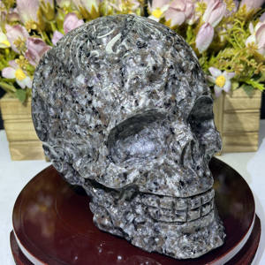 Nuovo Design lucido teschi <span class=keywords><strong>di</strong></span> Yooperlite con modello <span class=keywords><strong>di</strong></span> guarigione figurina <span class=keywords><strong>di</strong></span> <span class=keywords><strong>quarzo</strong></span> per il regalo <span class=keywords><strong>di</strong></span> Halloween - Product Image 2