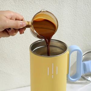 560Ml Office Worker 304 Stainless Steel Milk Tea Coffee <b>Cup</b> <b>Large</b> Capacity Student Home Use Tumbler Mug <b>Cup</b> With Handle Lid - Product Image 5