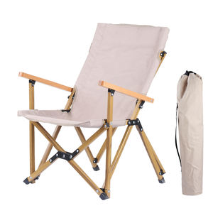 Silla de Camping Plegable Reclinable Ligera con Marco de Aluminio para Pesca, Portátil para Exteriores, con Respaldo Alto y Logotipo Personalizado - Product Image 4
