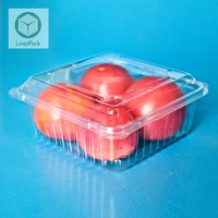 Conteneur à fruits en plastique PET jetable avec couvercle en dôme pour fruits