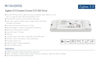 Driver LED Arus Konstan CCT Skydance 150-450mA 12W Zigbee3.0 PB-12A-2(WZS) Tuya/Kontrol Suara untuk Pencahayaan LED Dalam Ruangan