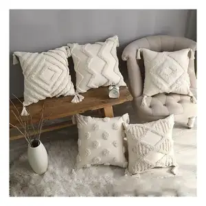 Nhà Máy Bohemian chần chừ phòng ngủ sofa đệm ghế bao gồm 45*45cm tùy chỉnh gối trường hợp đệm trường hợp