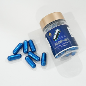 Compléments alimentaires à base de plantes avec logo personnalisé OEM, capsules de racine de maca, produit pour la vitalité masculine, pilules bleues - Product Image 2