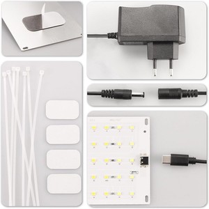 Lámpara LED Quantum Board de Aleación de Aluminio para Cultivo de <span class=keywords><strong>Plantas</strong></span>, Acuarios Interiores, Plántulas, Paisajes, Espectro Completo, <span class=keywords><strong>Plantas</strong></span> Verdes y Suculentas - Product Image 4