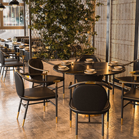 Meubles de pub et de restaurant commercial Restauration rapide Café Boutique Restaurant Stand Salle à manger Chaise et tables de restaurant à vendre