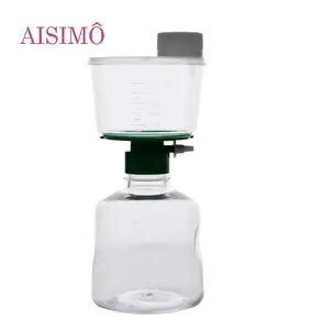 AISIMO 250ml Disposable Vacuum Filter Unit Membrane Vacuum Filter Bottle Top Filter