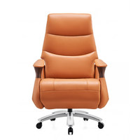 Fauteuil de bureau de direction en cuir de luxe, inclinable électriquement, avec fonction massage, ergonomique et réglable, pour vente en gros et OEM d'usine