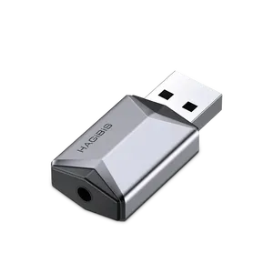 Hagibis Scheda Audio USB 2 in 1 Portatile Esterna con Adattatore Audio <span class=keywords><strong>Microfono</strong></span> da 3,5 mm <span class=keywords><strong>per</strong></span> <span class=keywords><strong>PC</strong></span>, Laptop, PS4/5, Cuffie e Accessori da Gioco - Product Image 6