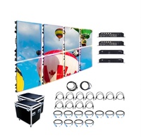 Led Video Dinding Led latar belakang panggung raksasa dalam ruangan luar ruangan 500x1000mm P2.9 P3.91 P4.8 layar Display Led sambungan tanpa kelim