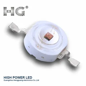 1W Naranja de alta potencia led 30mil chip 600-610nm diodo de luz LED