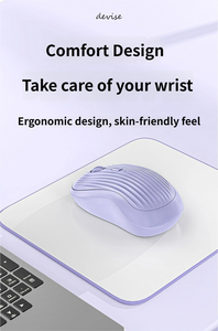 Stock Office 4D 2.4G+BT Wireless 4 Buttons Ergonomic Mouse 1600DPI Optical Tracking Wireless Mouse for Laptop - Product Image 2