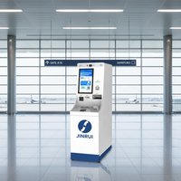Cajero Automático Jinrui FCM-501 con Sistema Operativo Win10, Pantalla Táctil de 18.5 Pulgadas, Resistente, con Base para Piso, para Cambio de Divisas