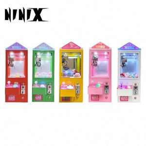 <b>Mini</b> Claw Coin Pusher Small Plush House Toy Crane Machine Keychain <b>Arcade</b> Gachapon for Family Prizes and Child Commendation - Product Image 1