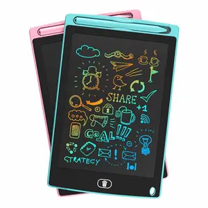 Tablet papan gambar layar LCD, mainan Pad tulisan tangan untuk latihan imajinasi anak-anak