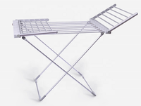 Séchoir à linge électrique portable léger Yuyao Sunzone Homtech, 100W, 8 barres, nouveau chauffe-serviettes