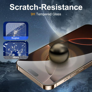 กระจกเทมเปอร์กันรอยหน้าจอแบบใส2.5D 9H คุณภาพสูงสำหรับ <span class=keywords><strong>iPhone</strong></span> 15 14 13 16 <span class=keywords><strong>PRO</strong></span> <span class=keywords><strong>MAX</strong></span> - Product Image 5